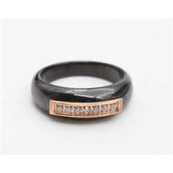 Кольцо с керамикой