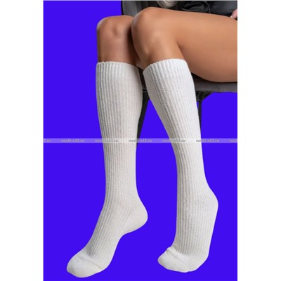 Термогольфы женские из шерсти ЛАМЫ и кашемира арт. 796 МОЛОЧНЫЕ