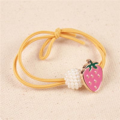 Резинка для волос / YIW-88 /уп 100/ (Бежевый)