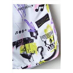 Комплект для девочек: купальный костюм трикотажный, шорты текстильные плавательные PLAYTODAY, 1244190