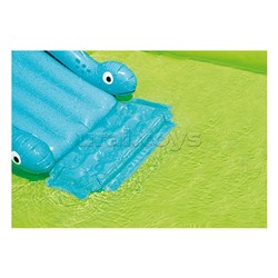 Бассейн надувной "Динозавры" с горкой, 191х152х58см, от 2 лет арт 57166NP. INTEX