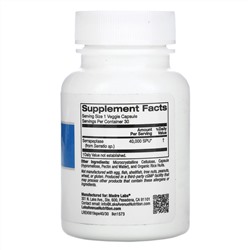 Lake Avenue Nutrition, серрапептаза, протеолитический фермент, 40 000 SPU, 30 растительных капсул