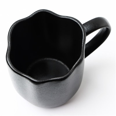 Кружка чайная керамическая «Чёрная», 350 мл