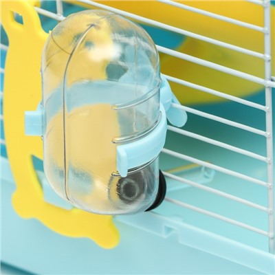 Клетка для грызунов «Пижон», укомплектованная с замком, 27×21×31 см, голубая