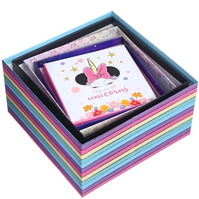 Набор коробок 5 в 1 Unicorn, 14×14×8.5 - 22×22×12.5 см