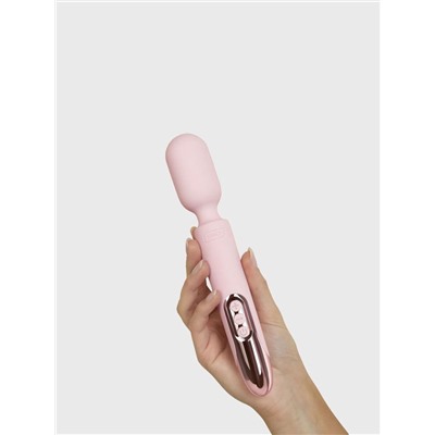 Розовый интерактивный вибратор ProWand Vibrator