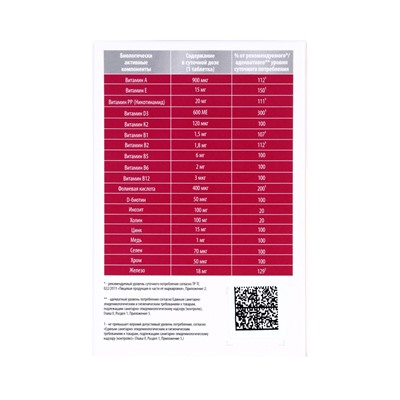 Мультивитаминный комплекс Sibivit, для женщин, 30 таблеток по 1.3 г