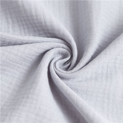 Пелёнка муслиновая «Крошка Я», 135×100 см, двухслойная, 100 % хлопок, светло-серая