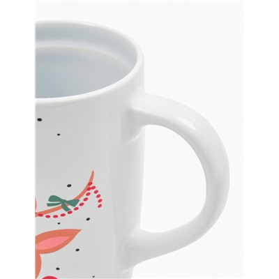 Кружка чайная новогодняя «Оленёнок», 530 мл