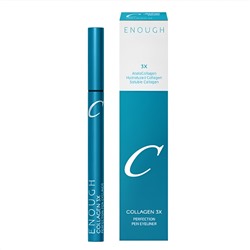 522544 Enough Подводка для глаз / Collagen 3X Perfection Pen Eyeliner 01 Black, черный