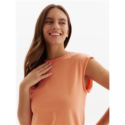 Пижама женская (майка, шорты) MINAKU: Home collection, размер 46, цвет персиковый