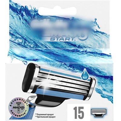 Кассеты для бритвы Dʤɪˈlett МАК-3 Sport/Start (15 шт.)