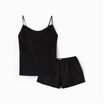 Пижама женская (майка, шорты) KAFTAN Black series, размер 40-42