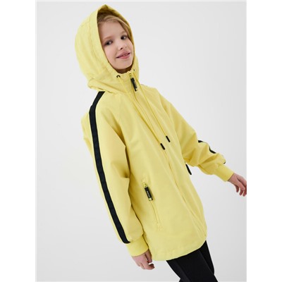 Куртка текстильная с полиуретановым покрытием для девочек (ветровка)