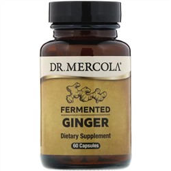 Dr. Mercola, ферментированный имбирь, 60 капсул