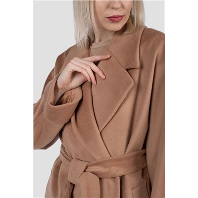 01-11785 Пальто женское демисезонное (пояс) ELEGANZZA