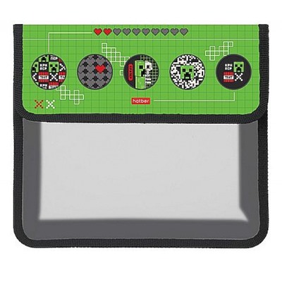 Папка для тетрадей А5 на липучке "Пиксель бум" 1 отделение (094438) 05069 Хатбер