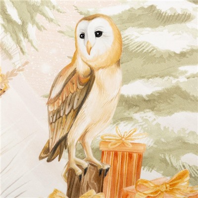 УЦЕНКА Набор столовый Этель «Christmas forest» скатерть 150×180 ±3 см с ГМВО, салф.40×40 см - 8 шт., 5