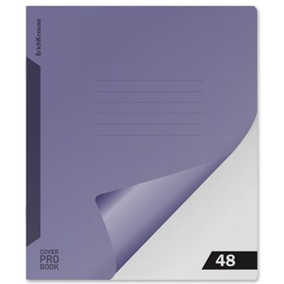Тетрадь  48л клетка пластиковая обложка "CoverProBook Reef" индиго 63786 ErichKrause