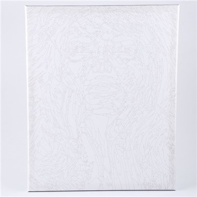 Картина по номерам на холсте с подрамником «Девушка в краске» 40×50 см