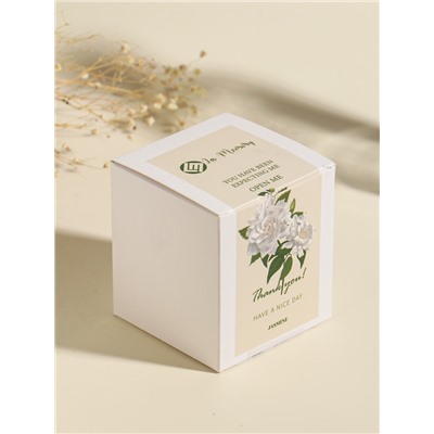 Свеча в подсвечнике вулканическом «Цилиндры», жёлтая, 8.1×8.1×5.4 см