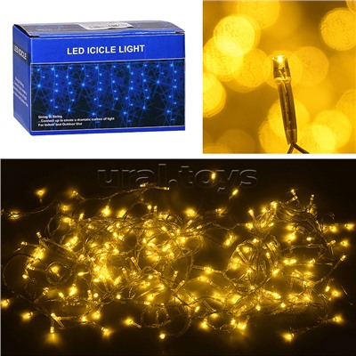 Электрогирлянда светодиодная Занавес, 3м*1м, 120 ламп, цвет: теплый