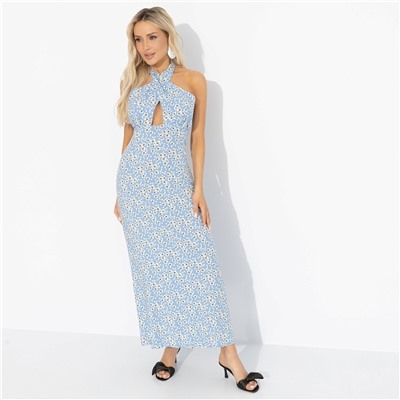 Сарафан макси, Подсказало сердце (голубой)