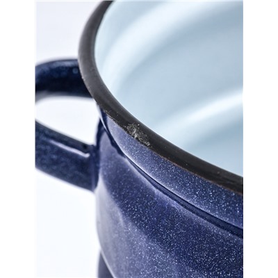 УЦЕНКА Бак, 16 л, без декора, без крышки, синий рябчик