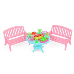 Набор мебели "Пикник" (15 предметов) под колпаком