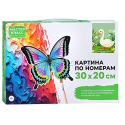 Набор для рисования "Картина по номерам 30х20 см. Утка"