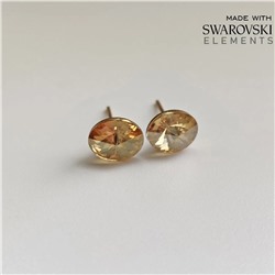Серьги с кристаллами Swarovski