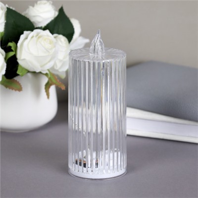 Свеча светодиодная 15х6 см / VFR-118 /уп 12/288/прозрачная