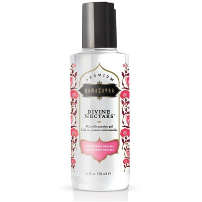 Гель-лубрикант на водной основе Divine Nectars Strawberry Dream с ароматом клубники - 150 мл.