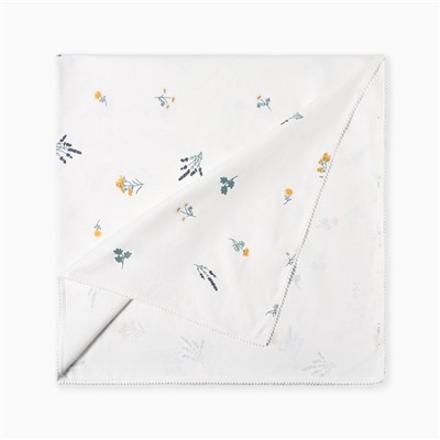 Скатерть «Этель. Полевые цветочки», 146×180±2 см, рогожка 176 г/м², 100% хлопок