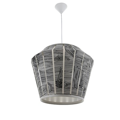 Светильник BayerLux 1673/1WT E27 40 Вт бело-черный 48×48×36-136 см