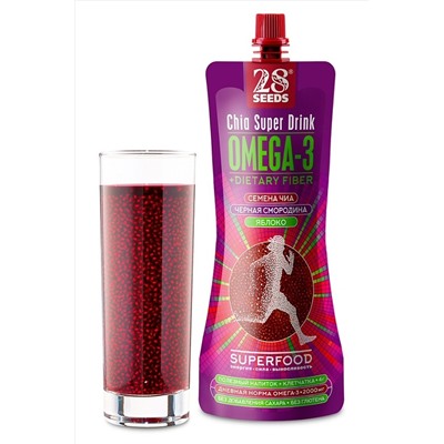 Фруктовое смузи Чиа "Смородина+Яблоко" дой-пак, 250г ЭКОПРОДУКТЫ, 1136998