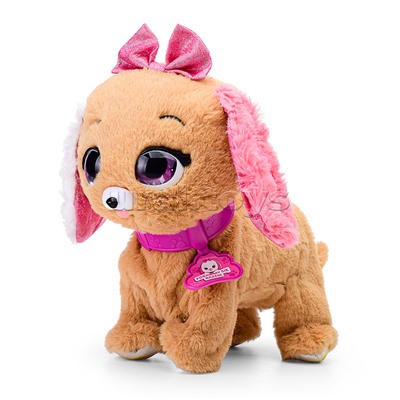 Собака "Боня" (сидит, лежит, ходит, издает звуки) в коробке