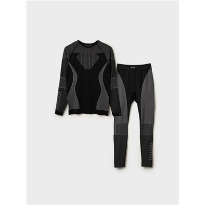 Термокомплект трикот. для женщин: фуфайка (футболка) с длин. рук, брюки