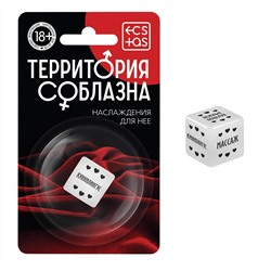 Неоновый кубик «Территория соблазна. Наслаждение для неё»