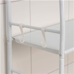 Стеллаж над унитазом, 50×32×166 см, белый
