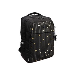 Рюкзак молодежный, 40×28×16 см, Grizzly 544, эргономичная спинка, отделение для ноутбука, чёрный, RD-544-2_1