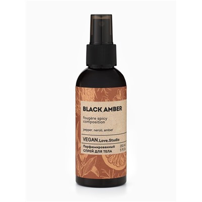 Мист парфюмированный спрей для тела VEGAN.Love.Studio Black Amber, 150 мл (по мотивам Black Pepper & Amber, Neroli (Zielinski & Rozen)