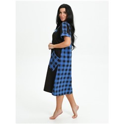 Халат Валерия (Синяя клетка)