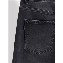 Mom Fit CONTE CON-702 Черные джинсы mom с застежкой на две пуговицы