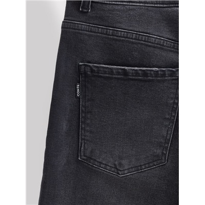 Mom Fit CONTE CON-702 Черные джинсы mom с застежкой на две пуговицы