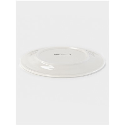 Десертная тарелка Доляна White Label, d=17.5 см, с утолщённым краем, фарфор, белая