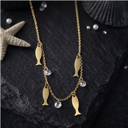 Браслет на ногу с подвесками, цвет: золотистый, арт.007.301