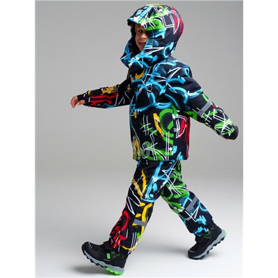 Комплект текстильный с полиуретановым покрытием для мальчиков: куртка, полукомбинезон
