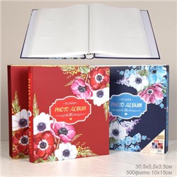 Фотоальбом 500 фото 10х15 / 9516 /уп 16/ (Синий)