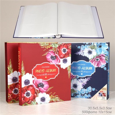 Фотоальбом 500 фото 10х15 / 9516 /уп 16/ (Синий)